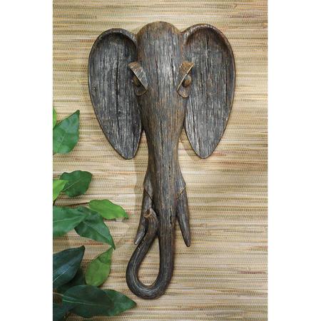 DESIGN TOSCANO Animal Masks of the Savannah Wall Sculptures Elephant QS91812